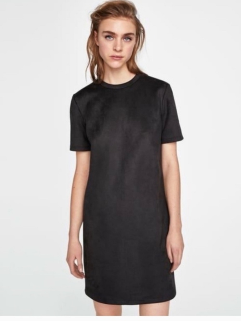 Zara Faux Suede Short Dress - Picture 3 of 3